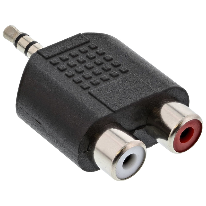 Inline Adapter Audio 3,5MM Male a 2X Rca Stereo Female