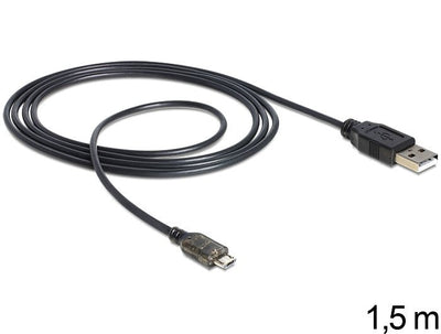 USB Cable a Micro USB Datos And Power With Indicador LED — image 1