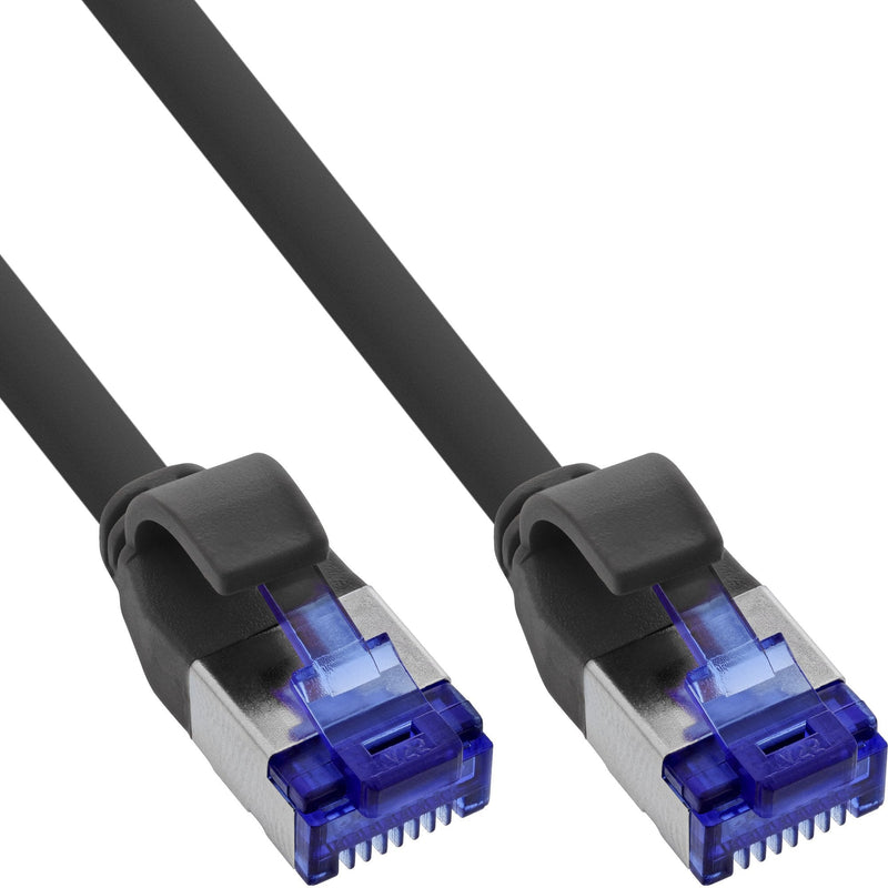 Inline® Network Cable Slim, CAT.6A, S/FTP, Tpe (lszh) Flexible, PoE, Black, 5M