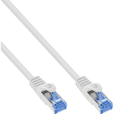 Inline® Patch Cable CAT.6A, S/FTP, Tpe Flexible, White, 0.3M — image 1