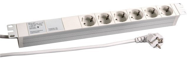 Power Strip Plugs Efb 19 1U 6 X Cee 7/3, With Dispositivo Complete