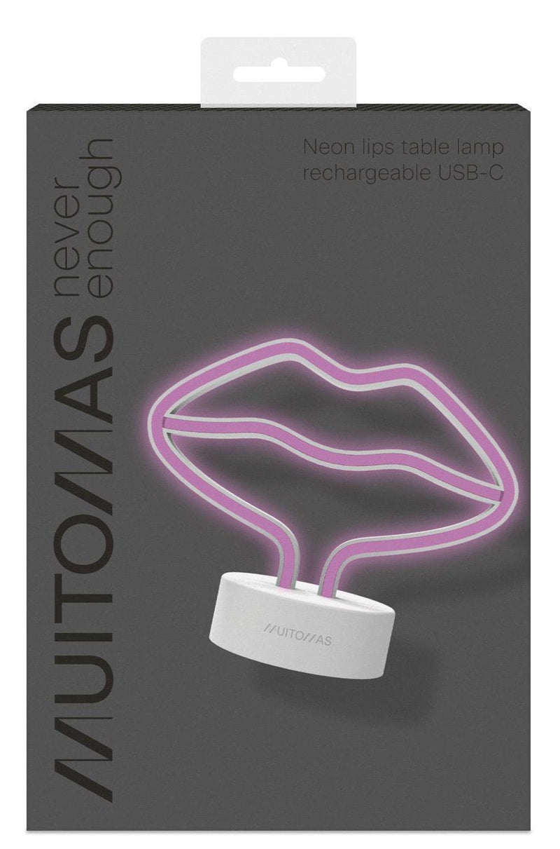 Neon Table Lamp Type-c Lips