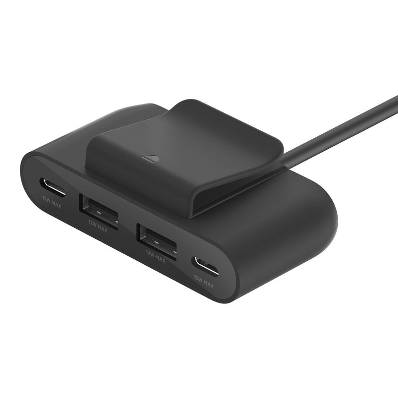 Belkin Barra Charging 4 Connectors Output (2 USB-C 2 X Usb) Black