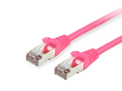 Equip Latiguillo Apantallado S/FTP Categoria 6 Libre Halogenos 10M Colour Pink P/N 605586 — image 1