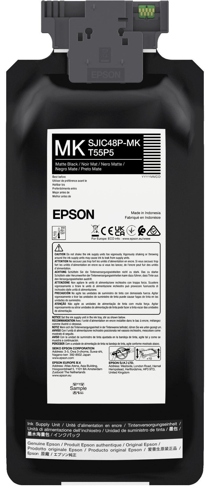 Epson Ink Black Matte F. C8000E