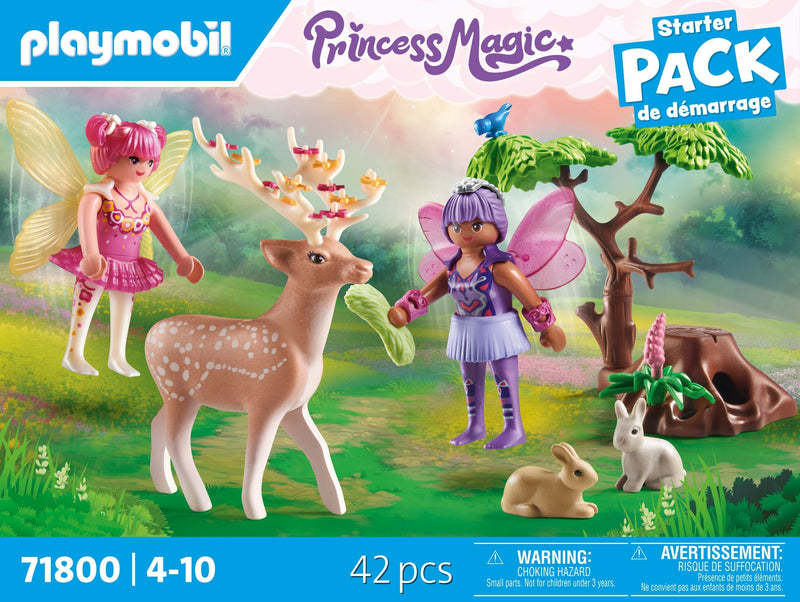 Playmobil Starter Pack Hadas With Animales Bosque 71800