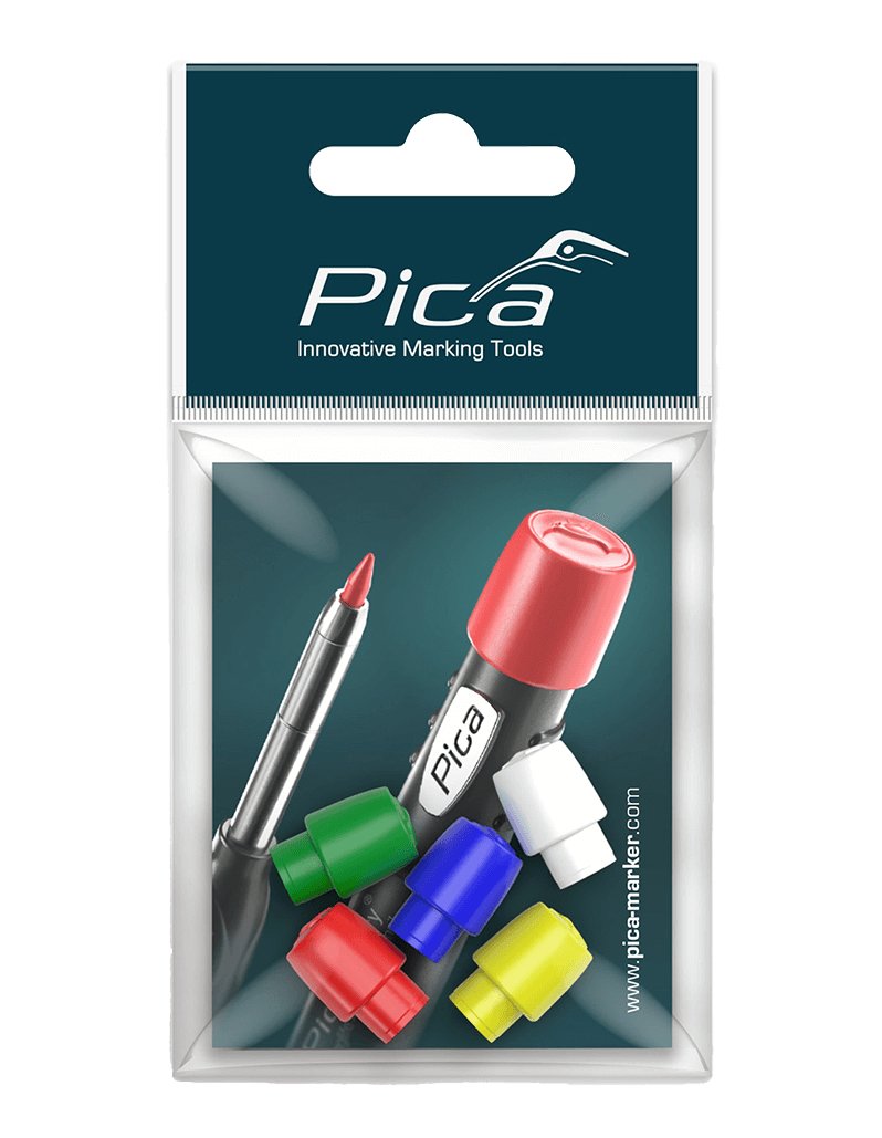 Pica Accessory Set Coloured Caps For Pica-dry
