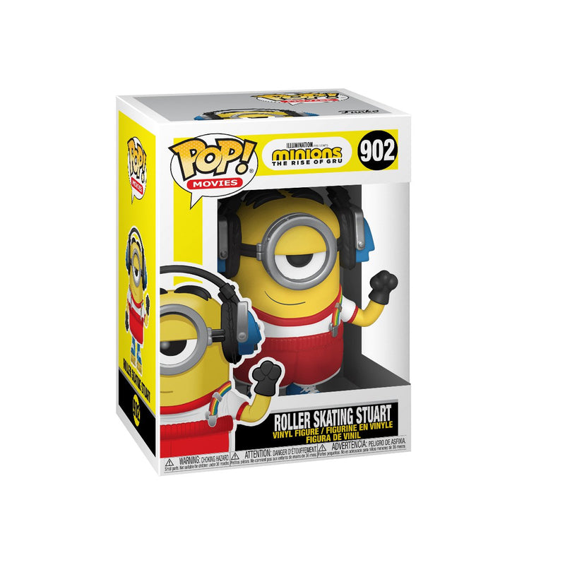 Funko Pop Movies Minions 2 Roller Skating Stuart Nº 902 Caja Genuine