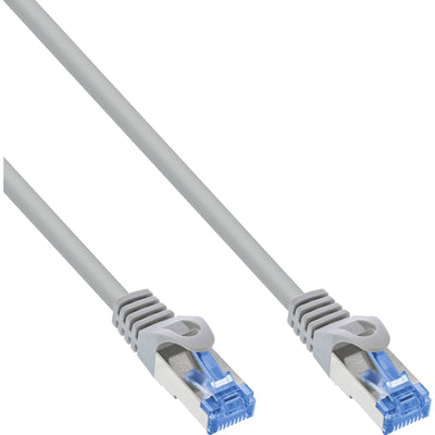 Inline® Patch Cable CAT.6A, S/FTP, Tpe Flexible, Grey 0.3M — image 1