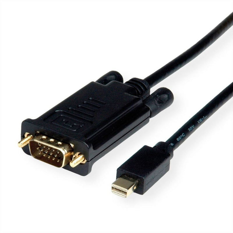 Roline 04/11/5978 3M Mini DisplayPort VGA (d-sub) Black