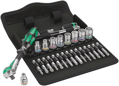 Wera 8100 Sa 9 Zyklop Speed Set Of Trinquete, 1/4 Drive Imperial — image 1
