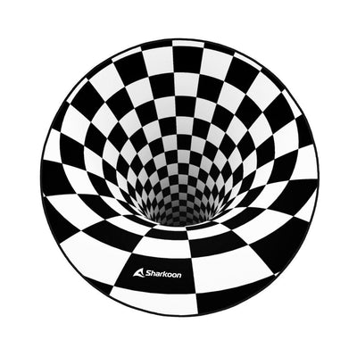 Sharkoon Skiller SFM12 3D Vortex, Rug Protectora Black/White — image 1
