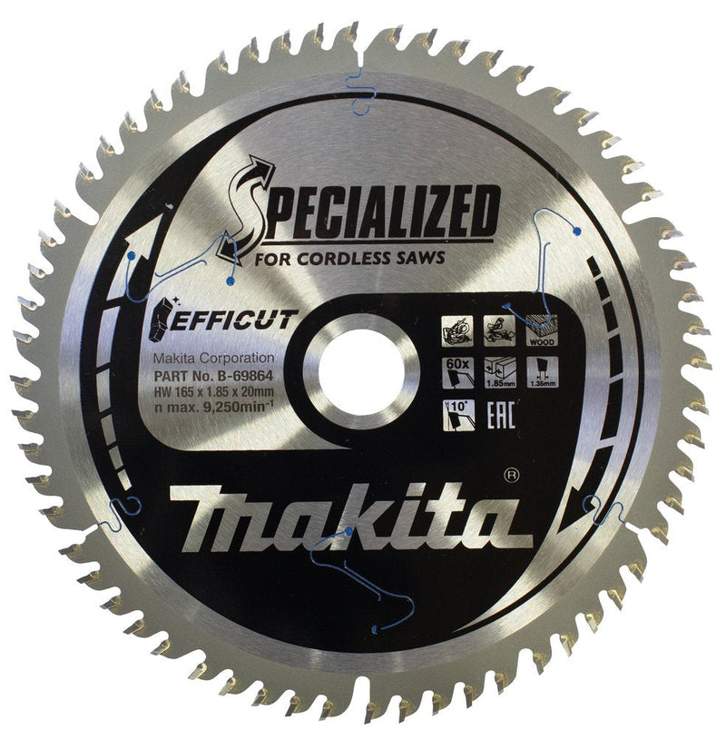 Makita B-69864 Hoja Saw Circular 16,5CM 1 Pieces