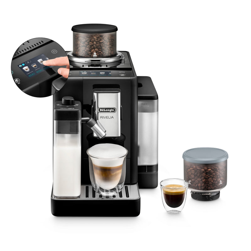 Delonghi Coffee Machine Superautomática EXAM440.55.B Negro Carbón
