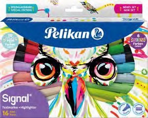 Pelikan Subrayador Signal Colours Surtido 16 St. — image 1