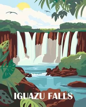 Ravensburger Creart - Cataratas Iguazú, Pintura 25894