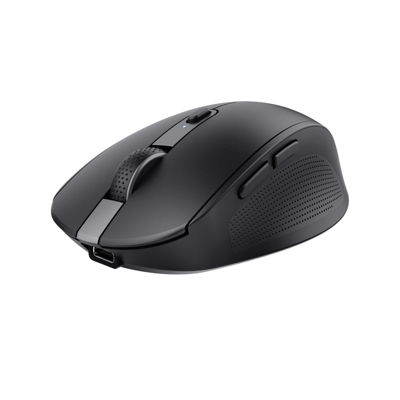 Trust Wireless Mouse Bluetooth Ozaa Compact Wireless Battery Rechargeable Up To 3200 DPI Black