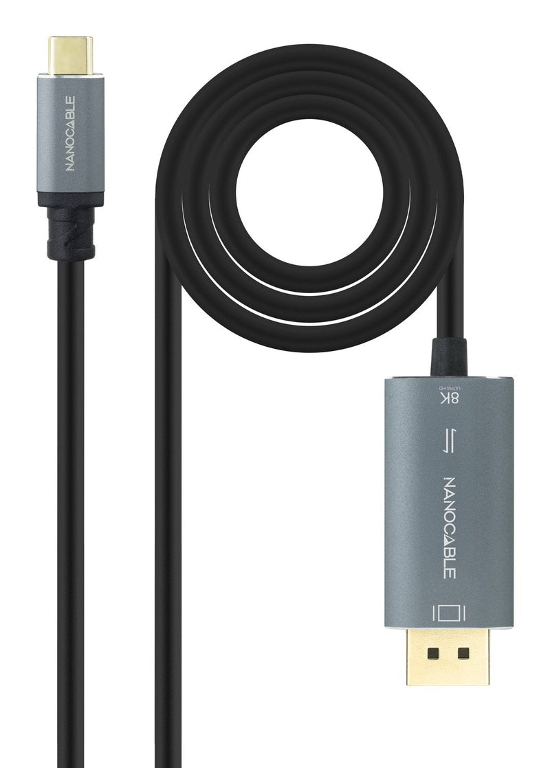 USB Cable -c/M - DP/M Bidireccional, Black 2M
