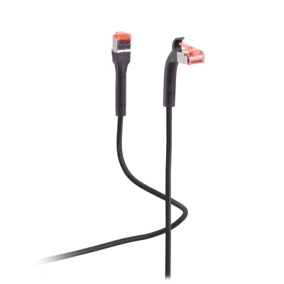 Flexline Network Cable U/FTP CAT.6A With Biegbaren Mecker Black 10,0M — image 1