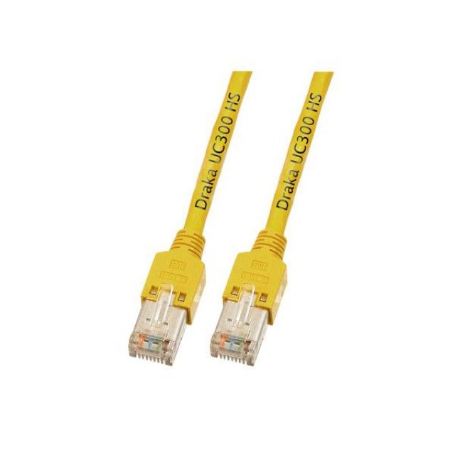 Efb RJ45 Network Cable CAT.5E Sf UTP Lszh Draka UC300 TM11 Yellow 3M