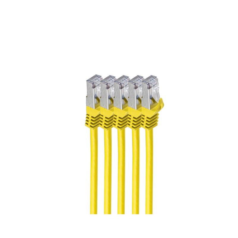 Shiverpeaks RJ45 Network Cable S FTP, CAT.7 VE5, 1M Yellow