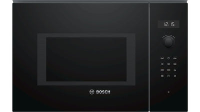 Bosch Microwave Integrable BEL554MB0 Display LED Capacity 25L With Grill Colour Glass Black Without Frame — image 1