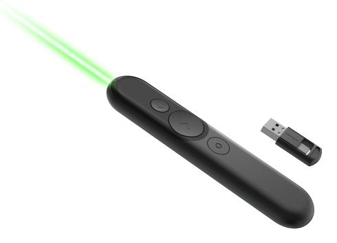 Lenovo Presenter Laser Rechargeable Puntero Laser, 2.4GHZ(USB-C/Usb-a) Bluetooth 5.3 Dual Connection — image 1