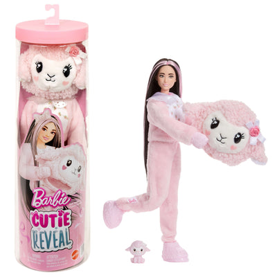 Muñeca Ovejita Pink Cutie Reveal Lazos Dulces Barbie — image 1