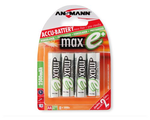 Ansmann 1X4 Maxe Nimh Rech.bat. 2500 Mignon Aa 2400MAH