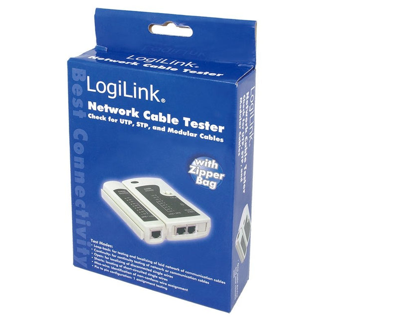 Logilink Probador Cables RJ11/RJ12/RJ45