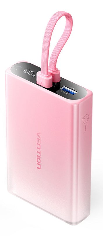 Vention Powerbank 10000MAH FHZP0 22.5W Pink — image 1