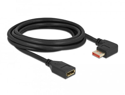 Delock Alargador DisplayPort Male 90° Derecha Angular a Female 8K 60 HZ 3M — image 1