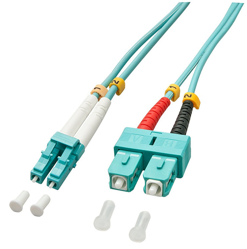 Lindy Cable Fibre Optic Dúplex Lc Sc OM3 3M 50 125ÆM Multimode