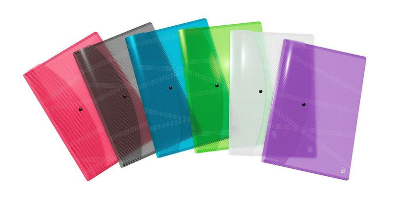 Oxford Folder 400031409 Polipropileno (pp) Blue Green Grey Púrpura, Red Translúcido A3