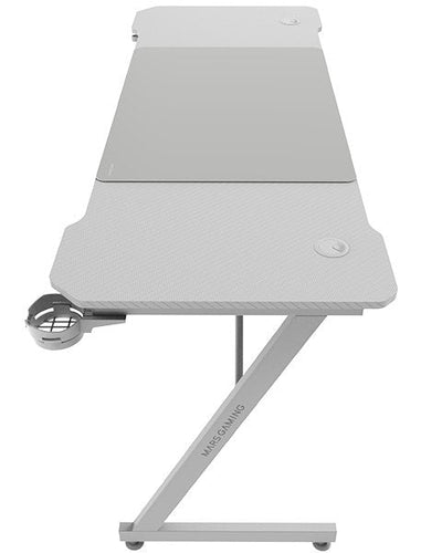 Mars Gaming Desk Gaming MGD-X160 White 160X60/ Mouse Pad XXL/ Stands Externos Bebidas And Headphones/ Gestión — image 1