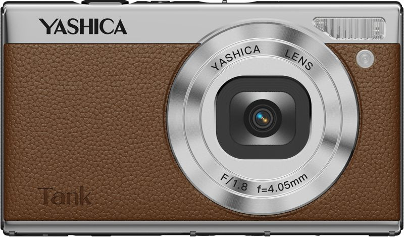 Yashica Camera Digital Tank Compacta Brown