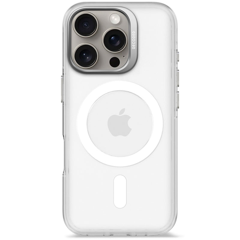 Decoded Clear Case For Iphone 16 Pro 16CM (6.3) Transparent White