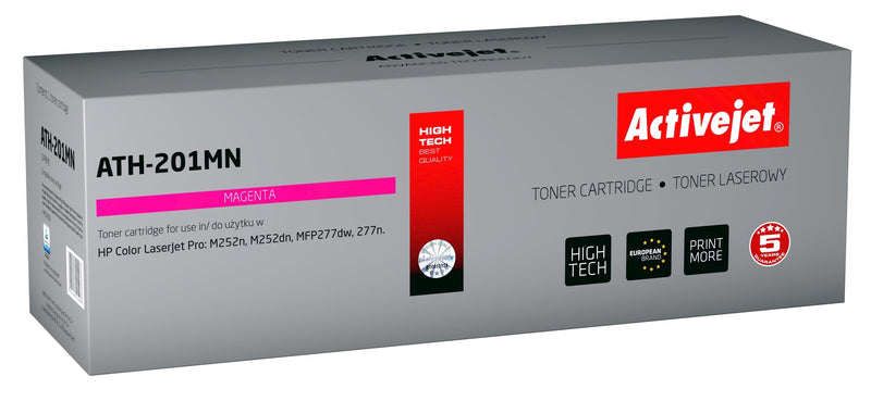 Activejet Toner ATH-201MN (reemplazo HP 201A CF403A - Supreme - 1400 Páginas - Magenta