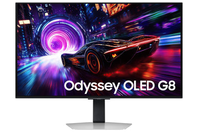 Samsung Monitor S32FG814SU 32 3840 X 2160 Pixels 4K Ultra HD OLED Silver — image 1