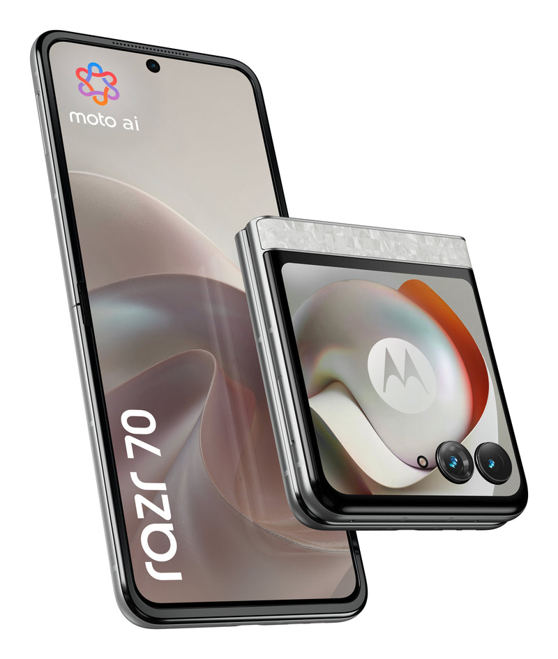 Motorola Smartphone Razr 70 5G 8GB RAM 256GB - Bright White