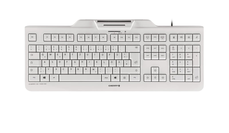Cherry Kc 1000 Sc Keyboard USB Qwertz German Grey