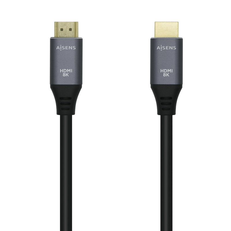 Aisens HDMI Cable V2.1 Ultra High Speed 8K@60HZ 48Gbps - a/m-a/M - 1.50M - Black