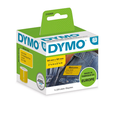 Dymo Labels Transferencia Thermal Label Writer, Yellow 54X101MM (a X L). Labels Large Identificación/Enví Or.  — image 1