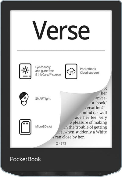 Pocketbook E-reader Ebook Verse 6 8GB Blue Glossy Bright Blue — image 1