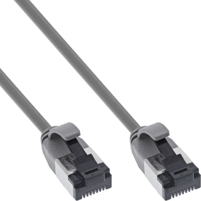 Inline® Network Cable Slim, U/FTP, CAT.8.1, Tpe Halogen-free, Grey 1.5M — image 1