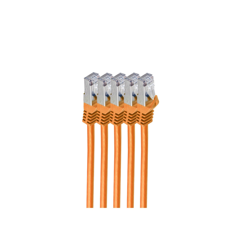 Shiverpeaks RJ45 Network Cable S/FTP, CAT.7 VE5, 1,5M Orange