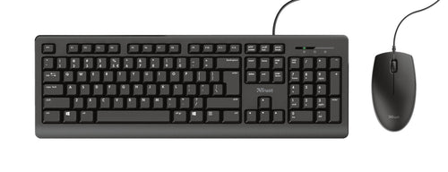 Trust Primo Keyboard Mouse Included USB QWERTY Spanish Black — image 1