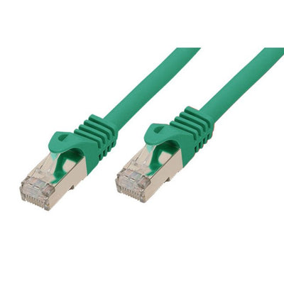 S-conn RJ45-RJ45, M-m, 10M Network Cable CAT.7 S/FTP (s-STP) Green — image 1