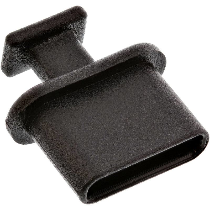 Inline Dust Cover Sockets USB Type-c Black 50 Units Paquete