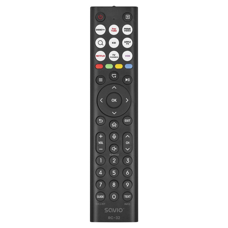 Savio RC-32 Remote Control Universal/de Spare Part TV Hisense – Smart TV